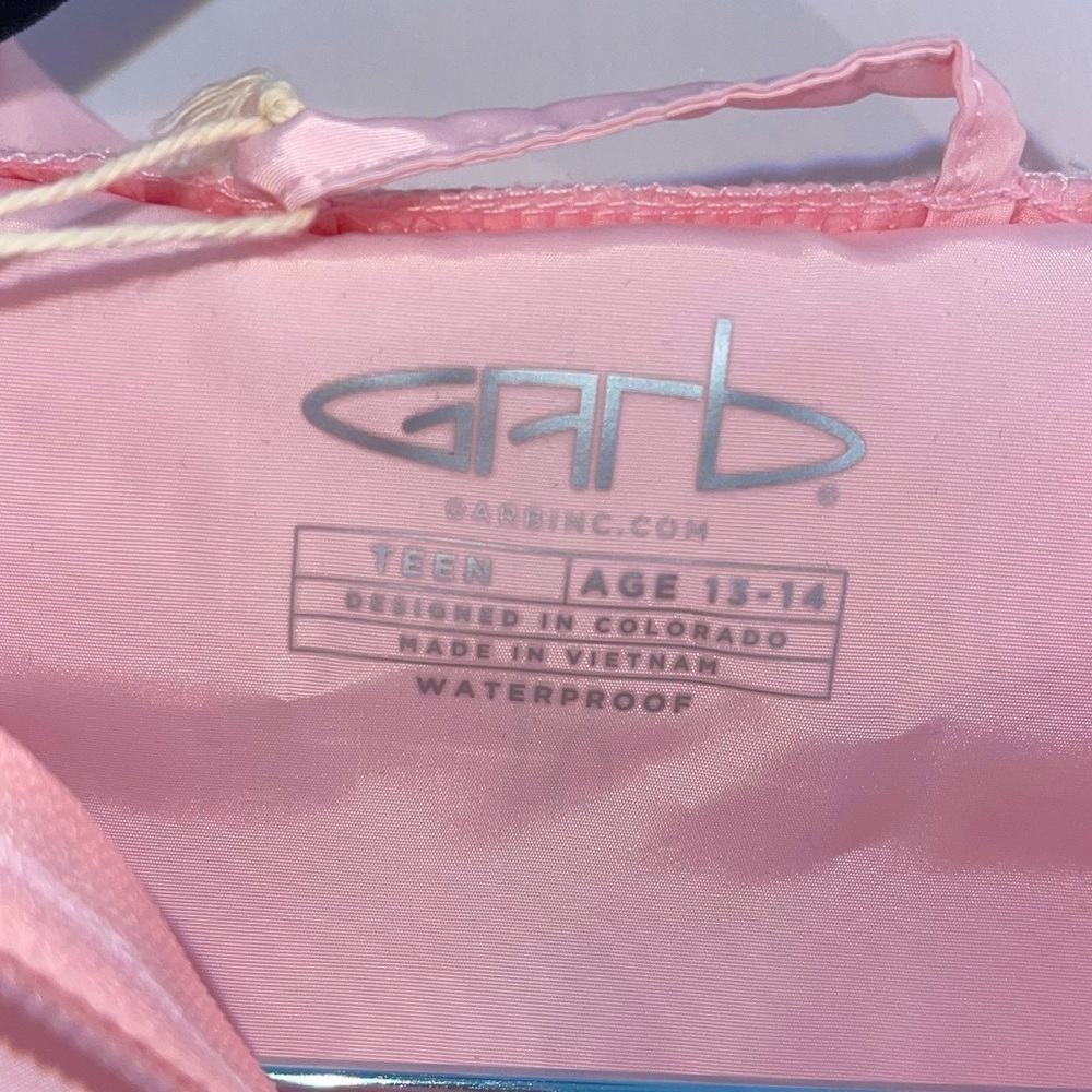 Garb Sutton Girls Rain Coat Pink Size Teen 13-14 NWT - Picture 8 of 8